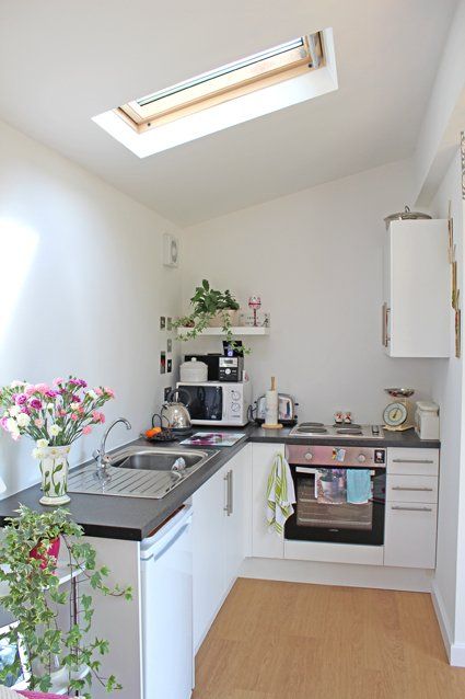 Granny annexe with compact kitchen