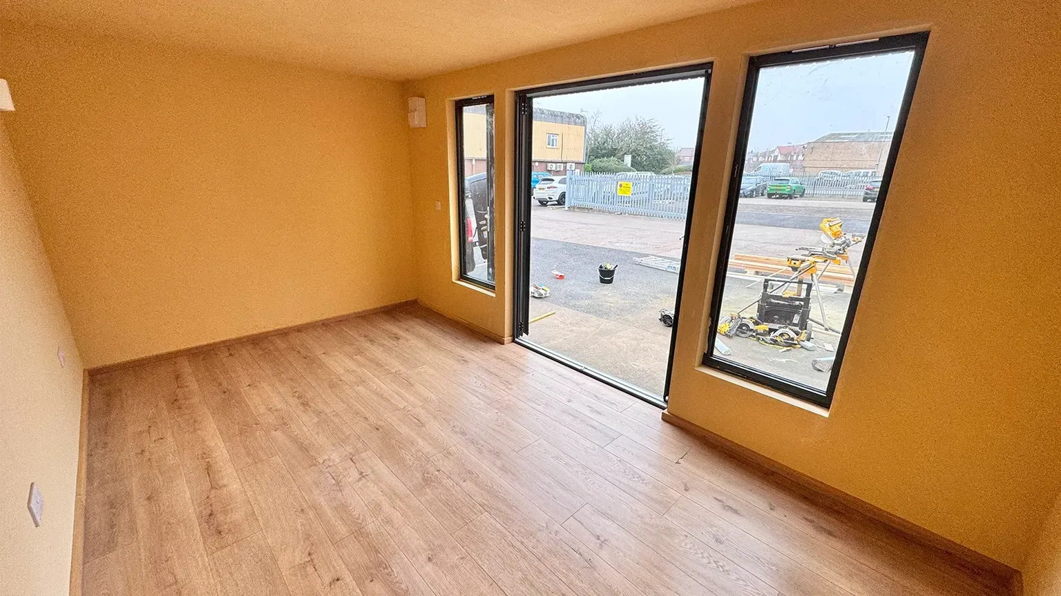 clay plaster garden room