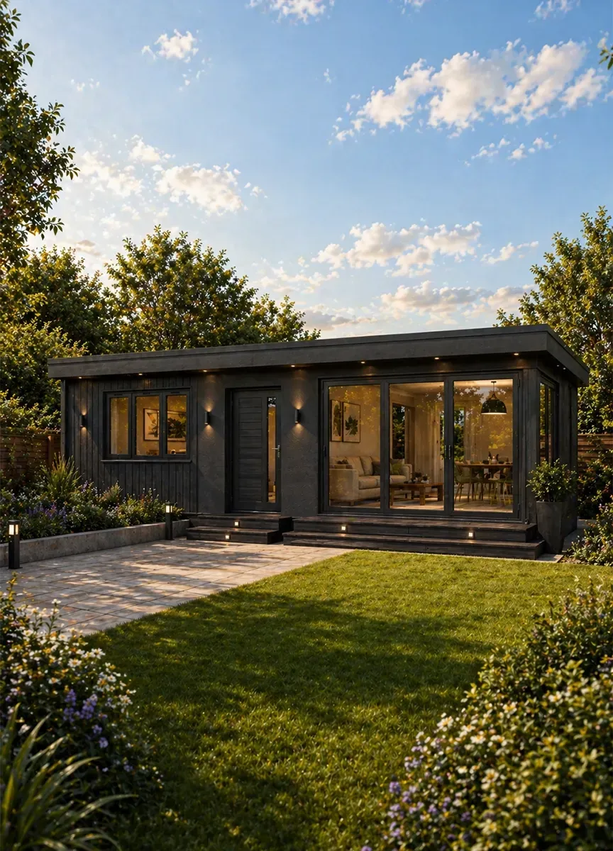 The Ash premium 2 bedroom SIP granny annexe with open plan living by TRJ Construction