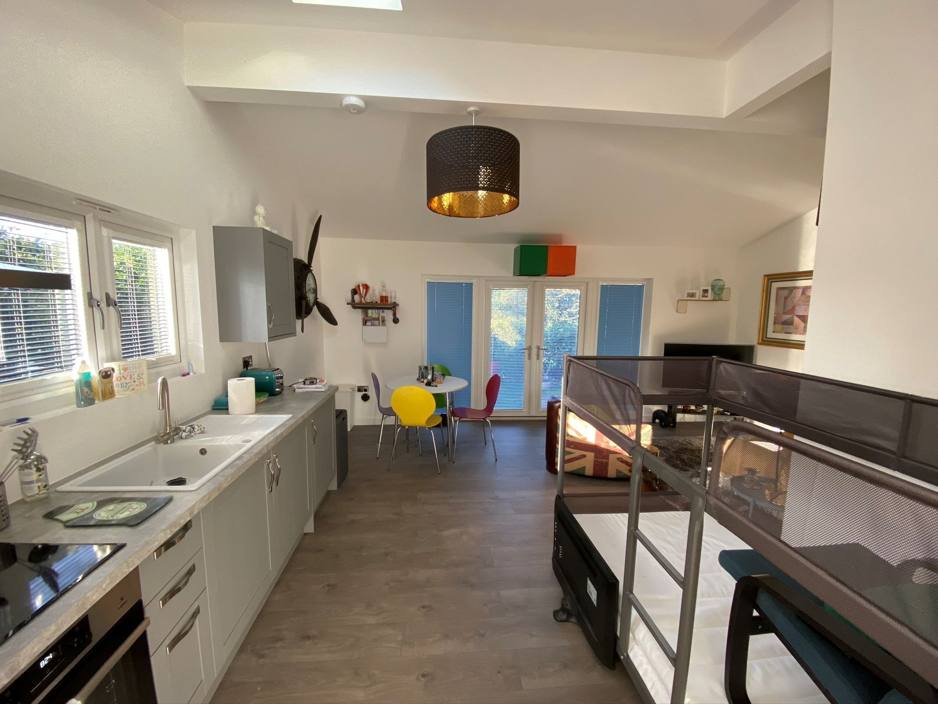 Self-contained garden annexe ideal for multigenerational living