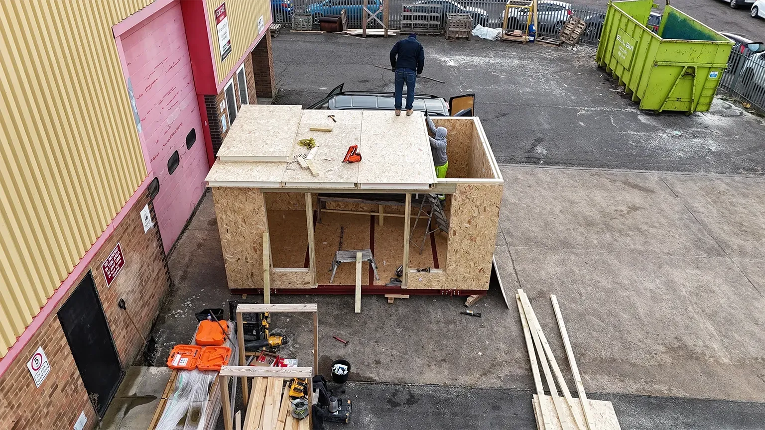 SIP panels garden room