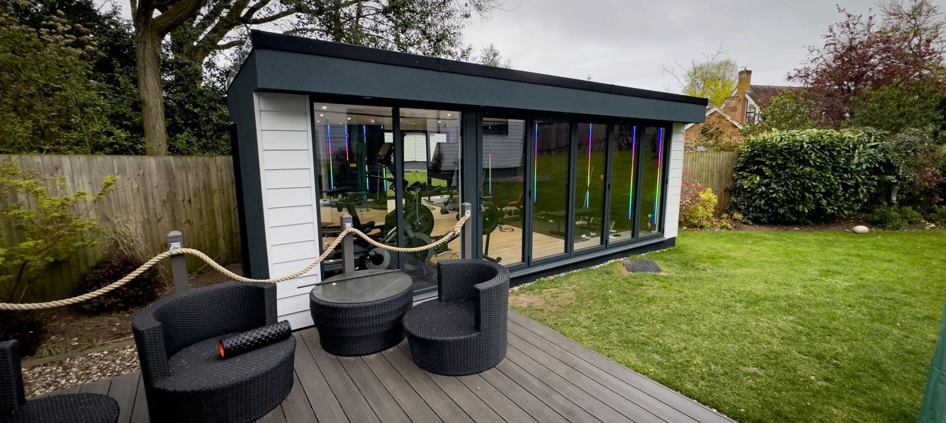 bifold doors garden room