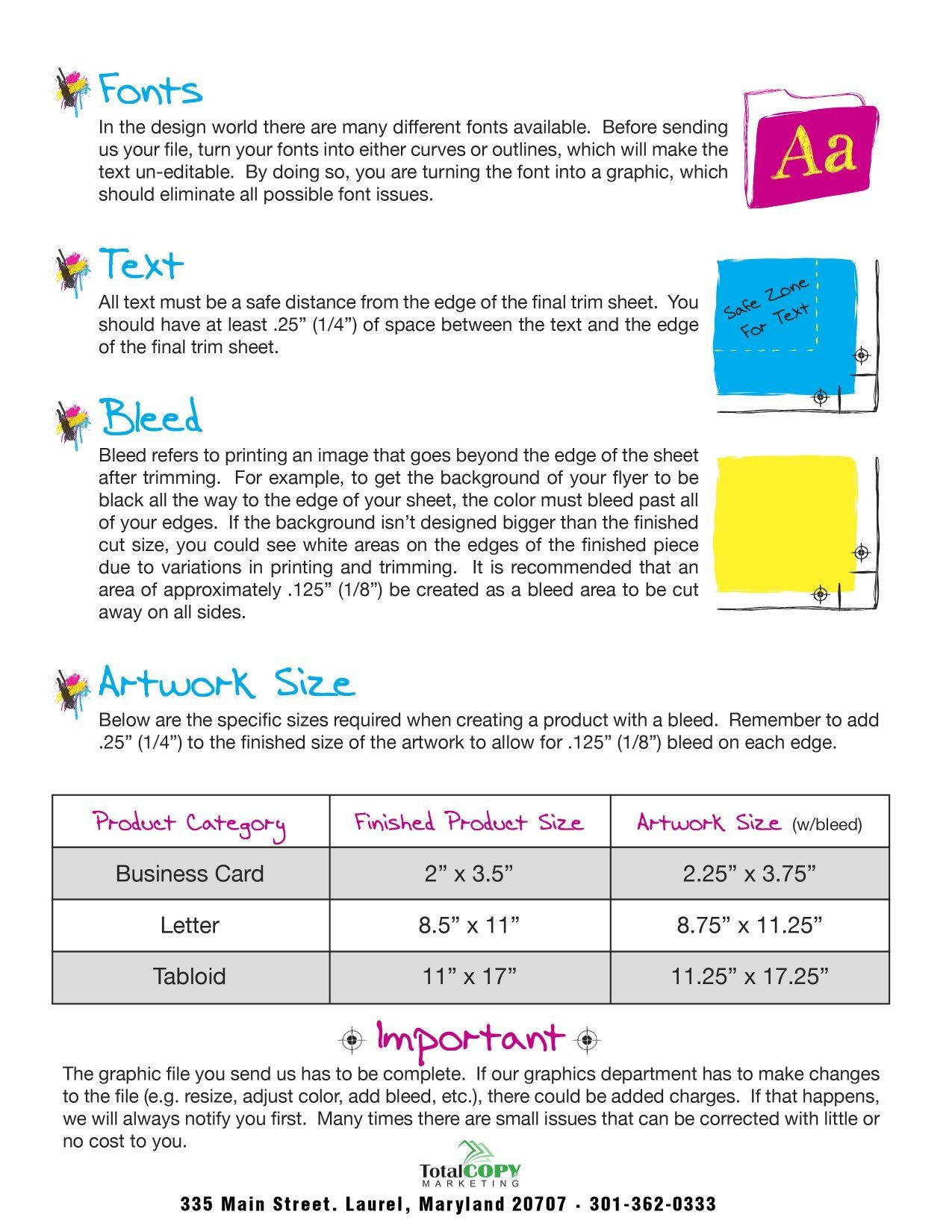 Total copy services brochure