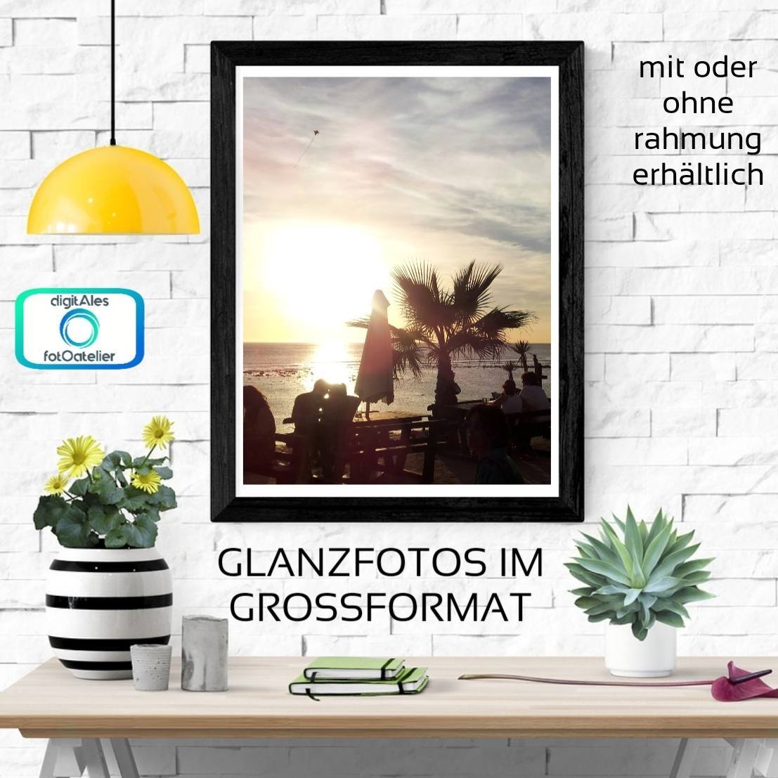 Glanzfotos in verschiedenen Größen