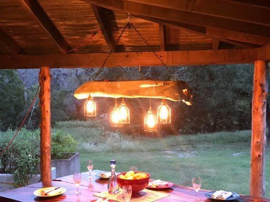 rustic custom light fixture