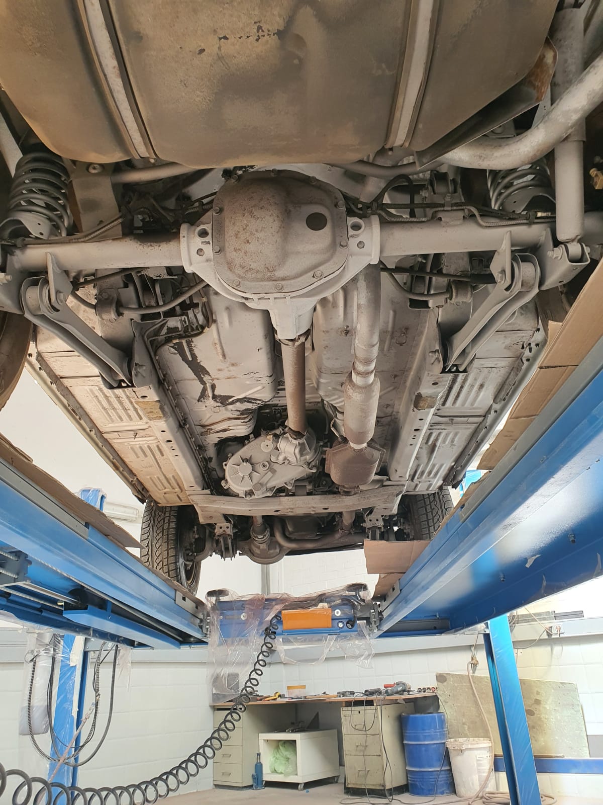 Auto Unterseite