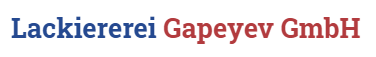 Lackiererei Gapeyev GmbH-logo