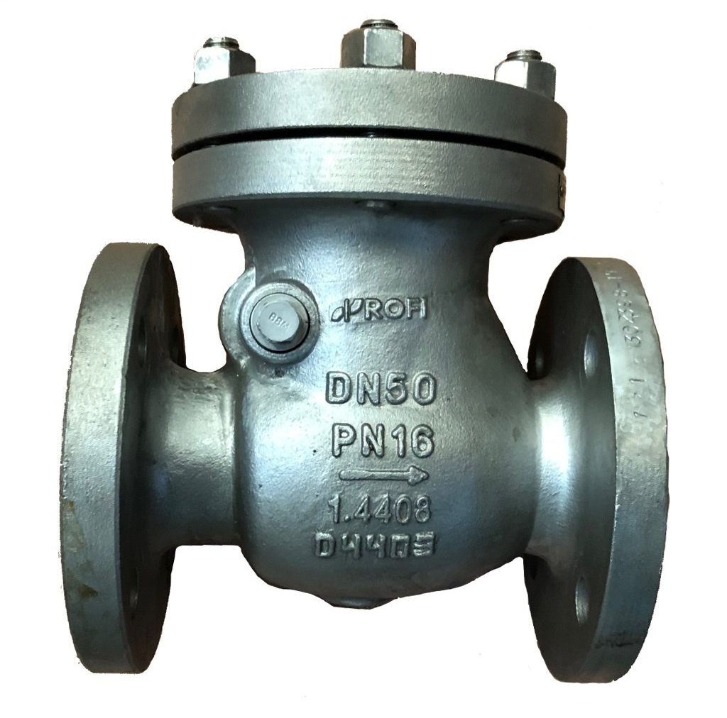 Fig-461, Rückschlagklappe, Swing check valve, Clapet à battant inox, PN16, stainless steel, Edelstahl