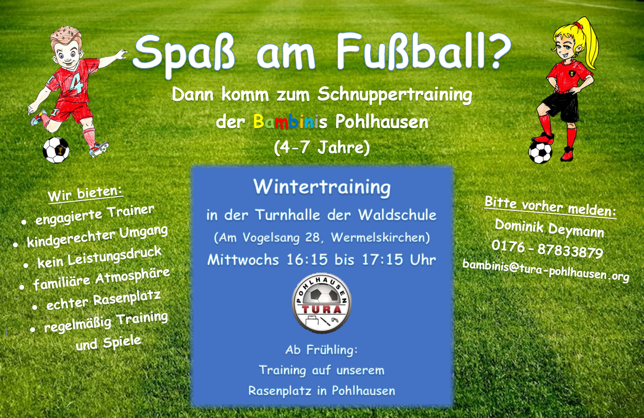 Schnuppertraining der Bambinis
