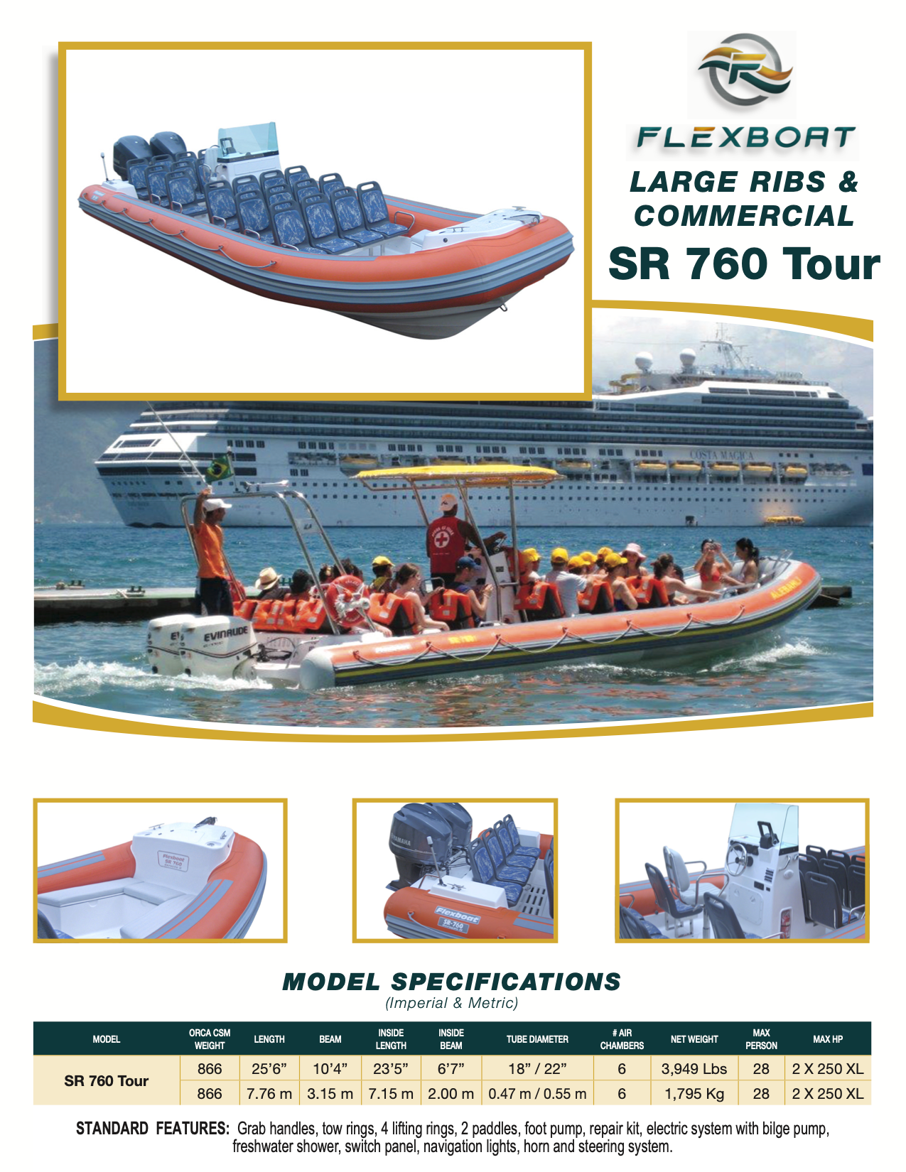 SR 760 Tour (Runabout by FLEXBOAT)