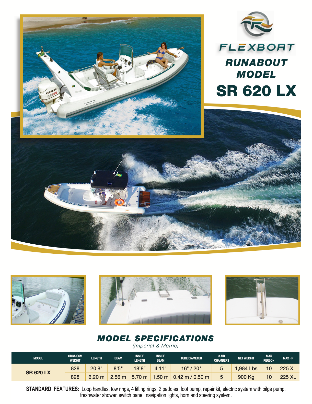 SR 620 LX (Runabout by FLEXBOAT)