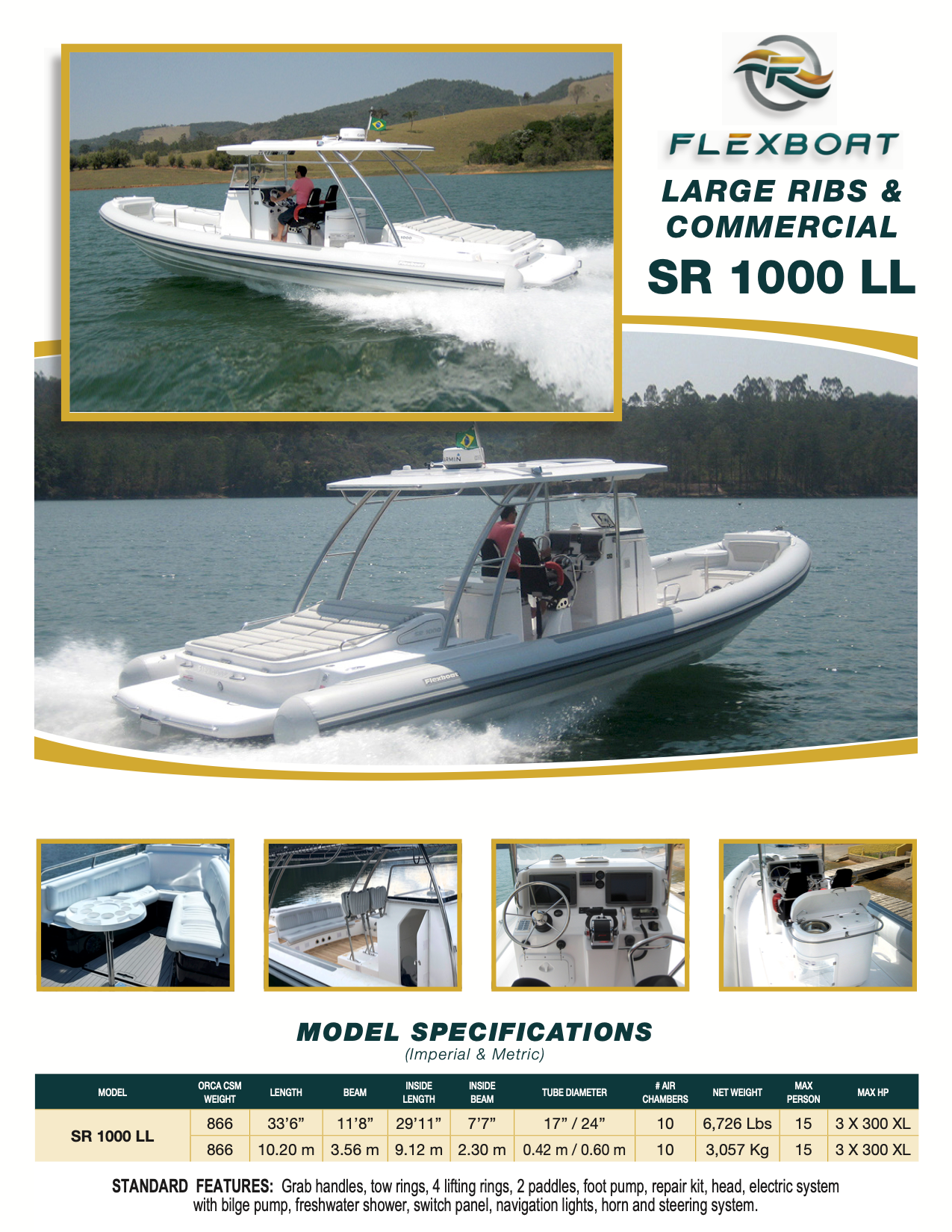 SR 1000 LL (Runabout by FLEXBOAT)
