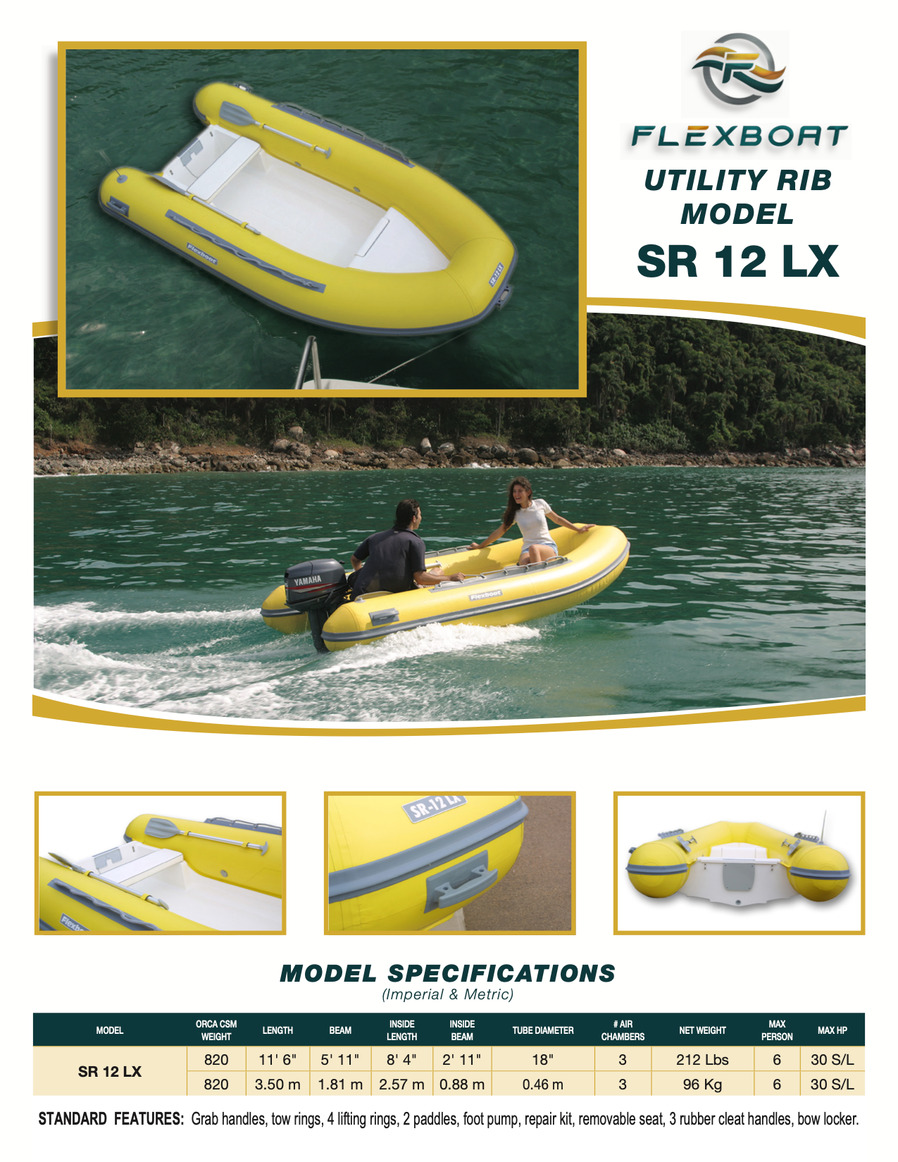 SR 12 LX (Utility RIB by FLEXBOAT)