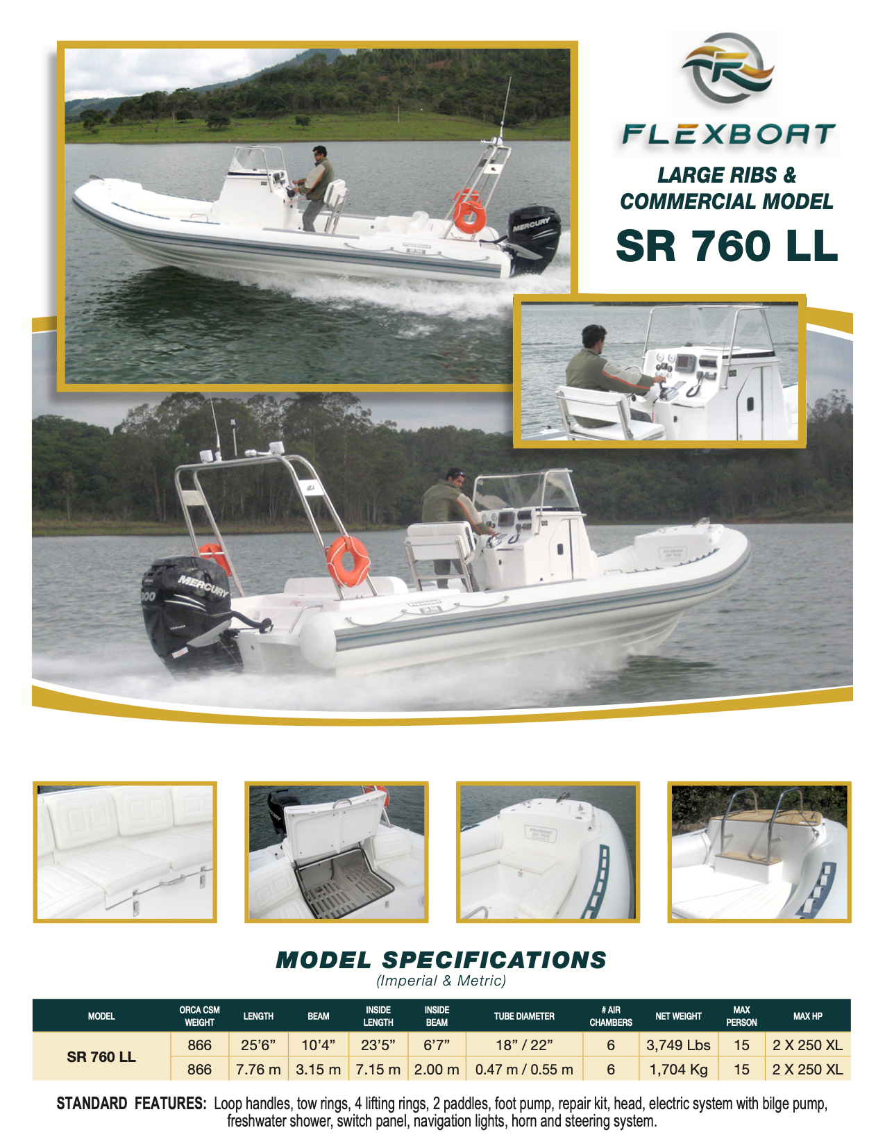 SR 760 LL (Runabout by FLEXBOAT)