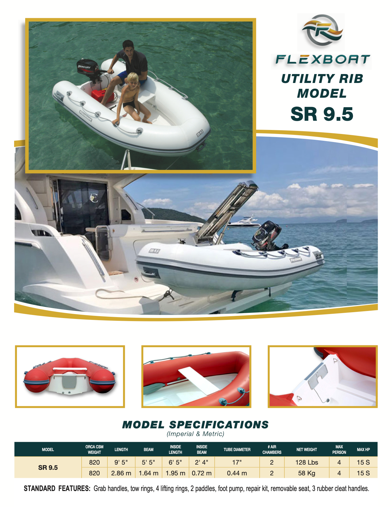 SR 9.5 (Utility RIB by FLEXBOAT)