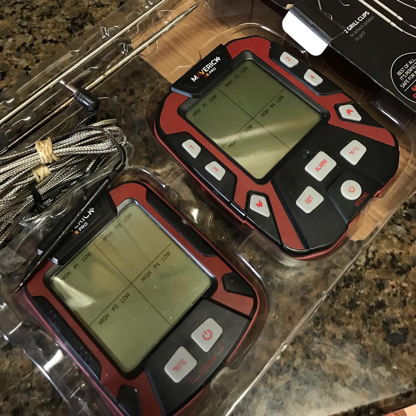 Maverick XR-50 remote thermometer kit with probes