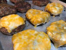 Grilling Cheeseburgers on the kamado grill