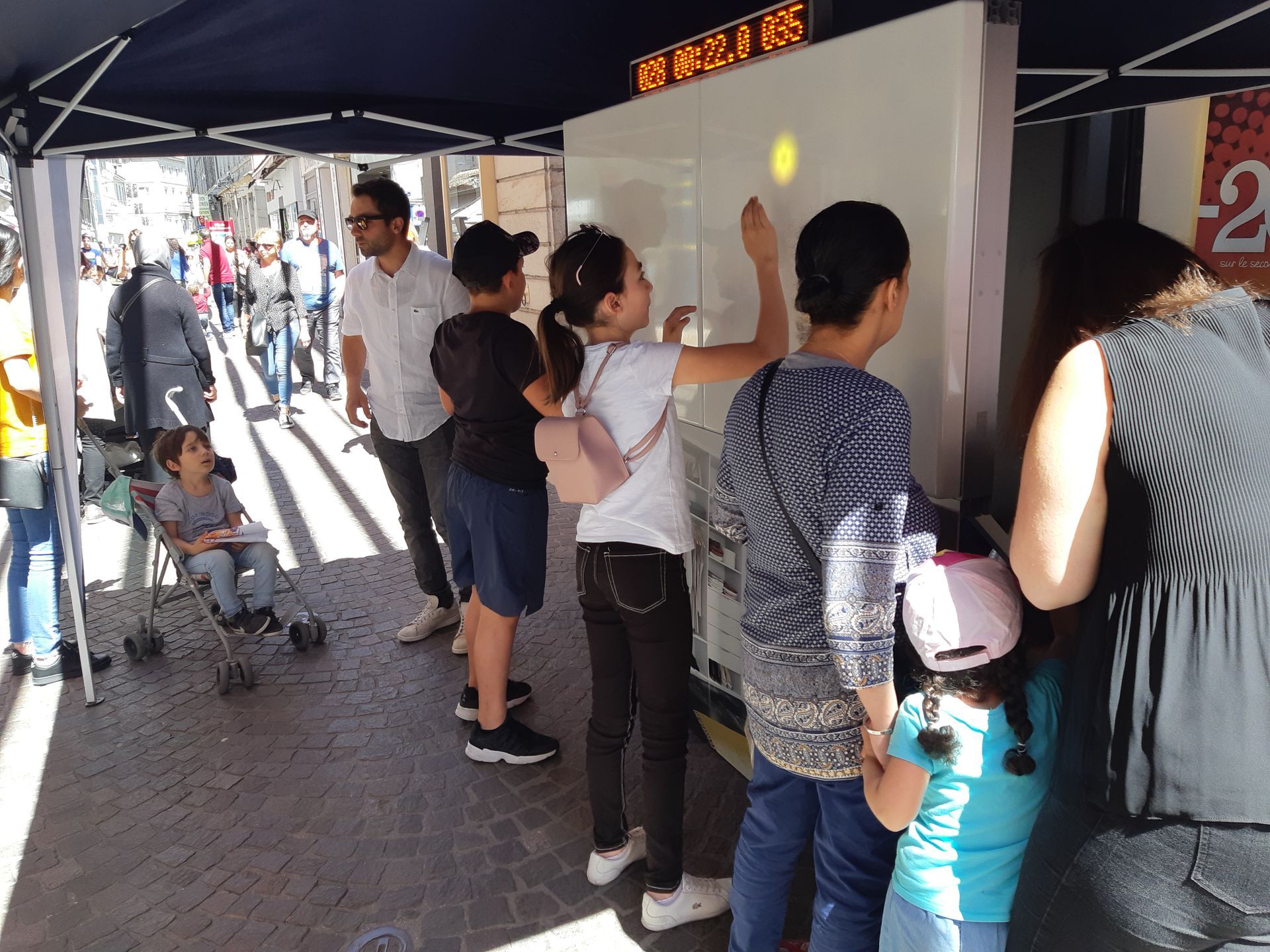 Animation mur digital