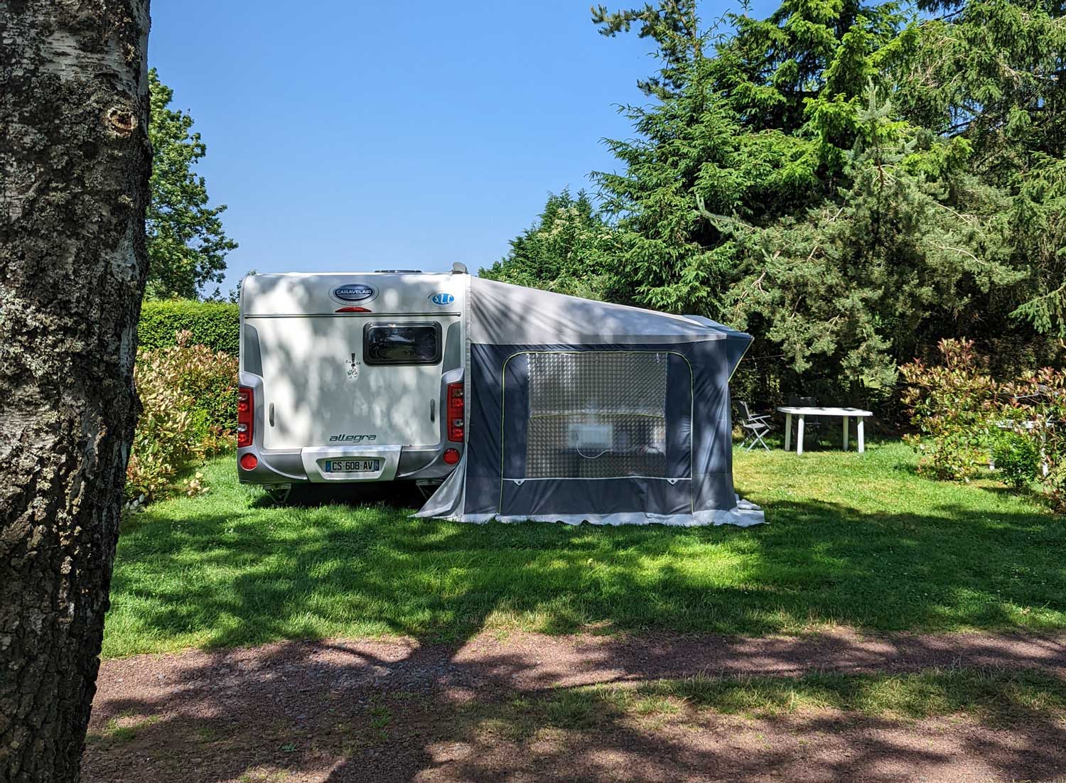 Stellplatz für Wohnwagen im Puy-de-Dôme