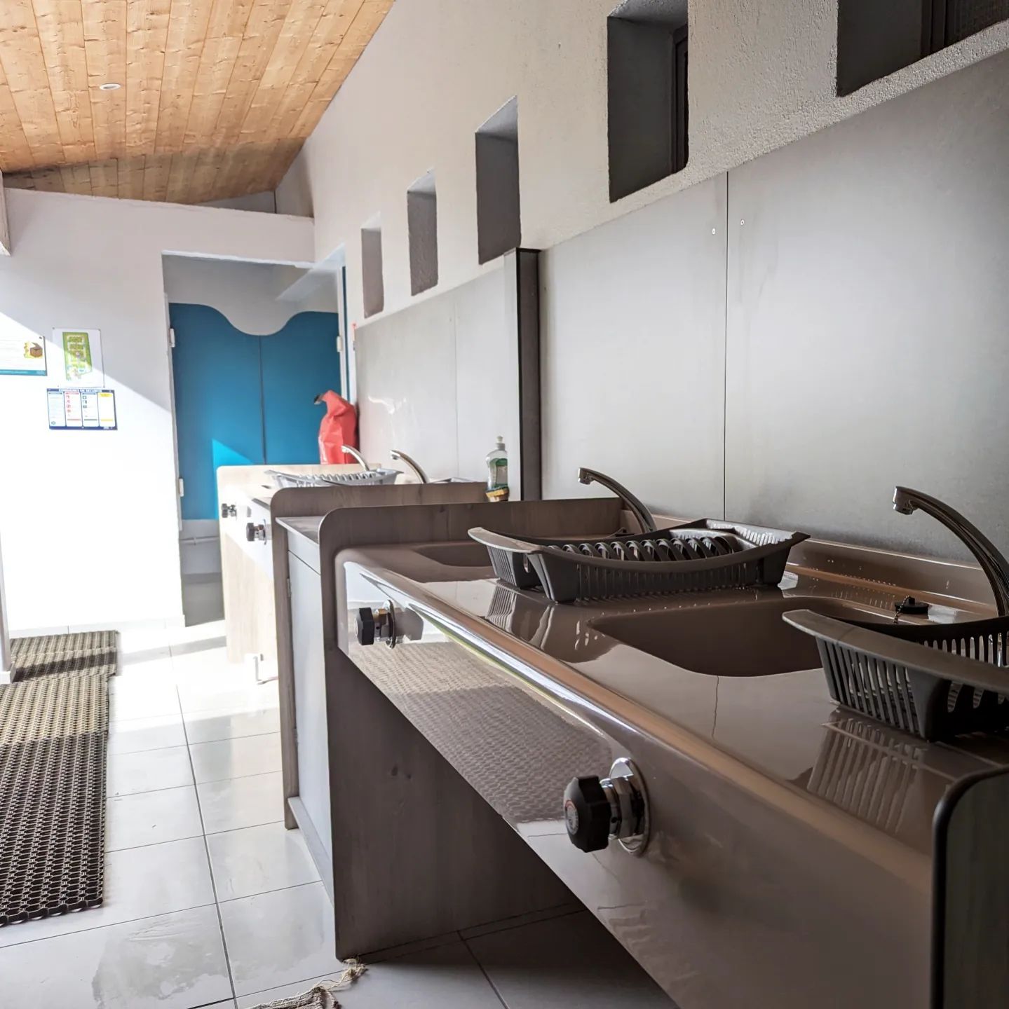 Renovated outdoor sinks