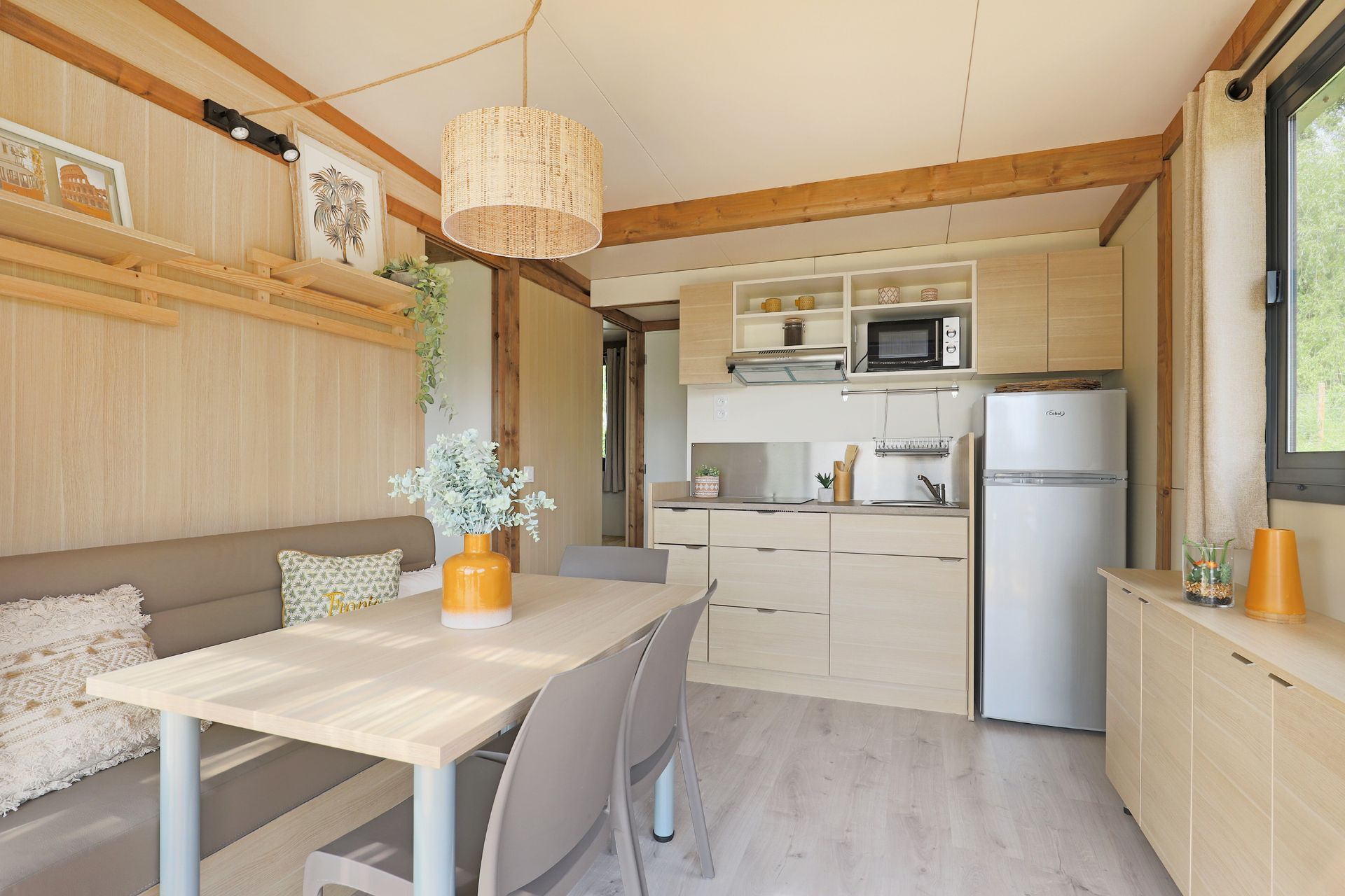 Interieur van de chalet