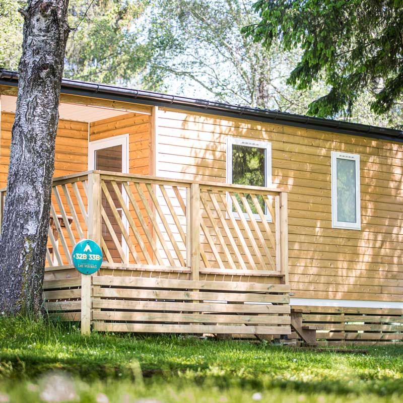 Mobil-home 3 chambres pour 6 personnes en Auvergne
