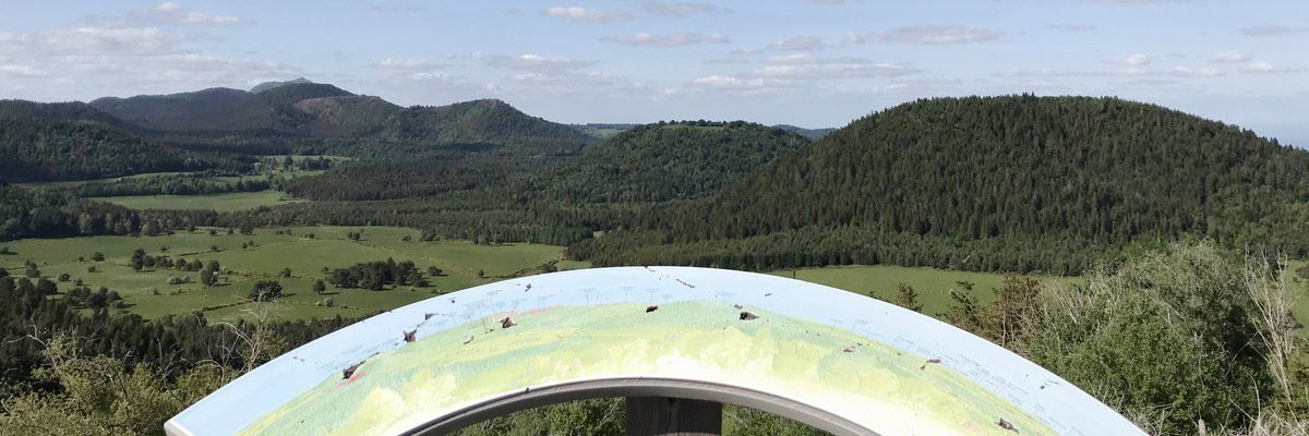 camping para senderismo con niños en el Puy de Dome