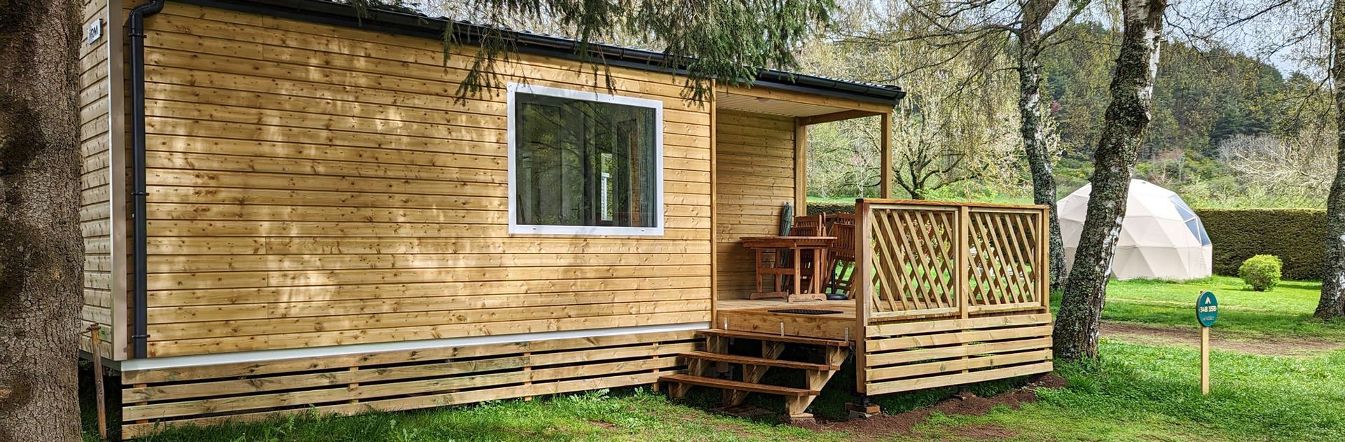 Mobil-home Loggia Bois, 2 chambre
