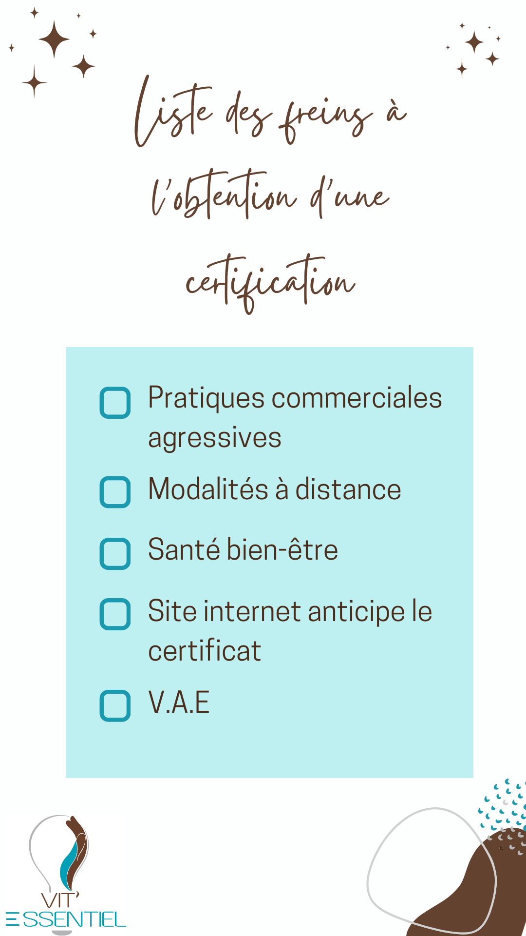 freins à la certification France compétences