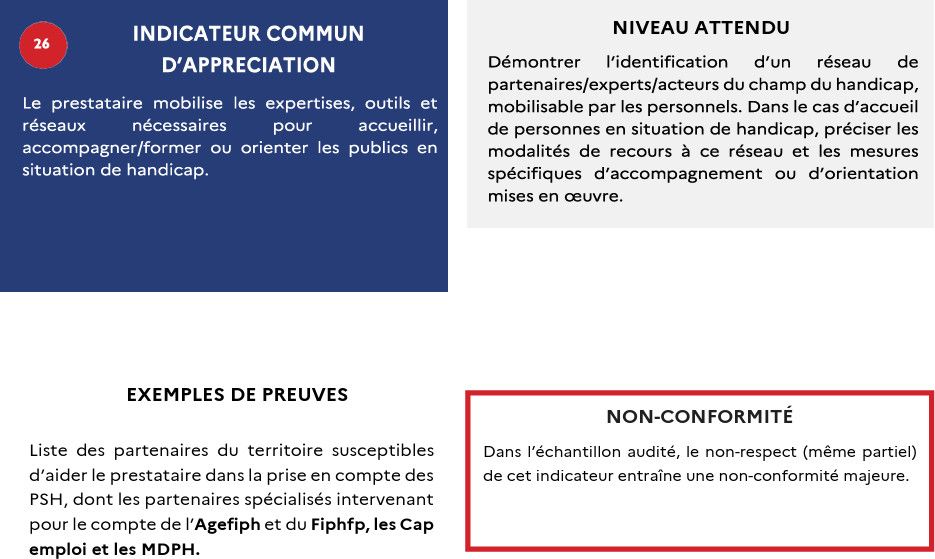 indicateur 26 certification Qualiopi