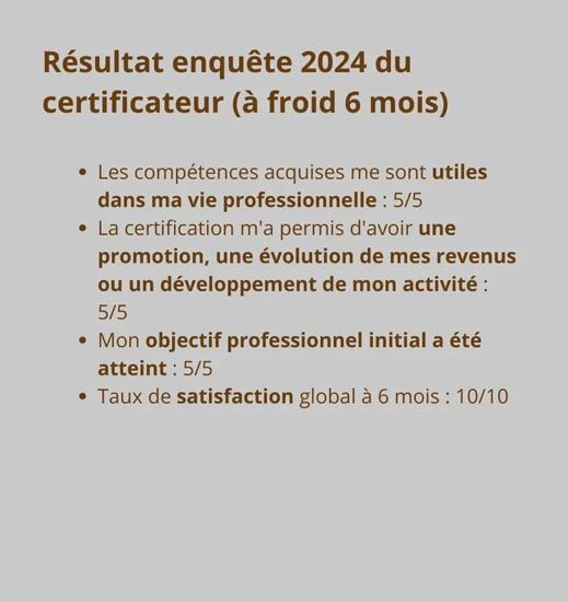 Infographie résultats formation développer offre formation digitalisée