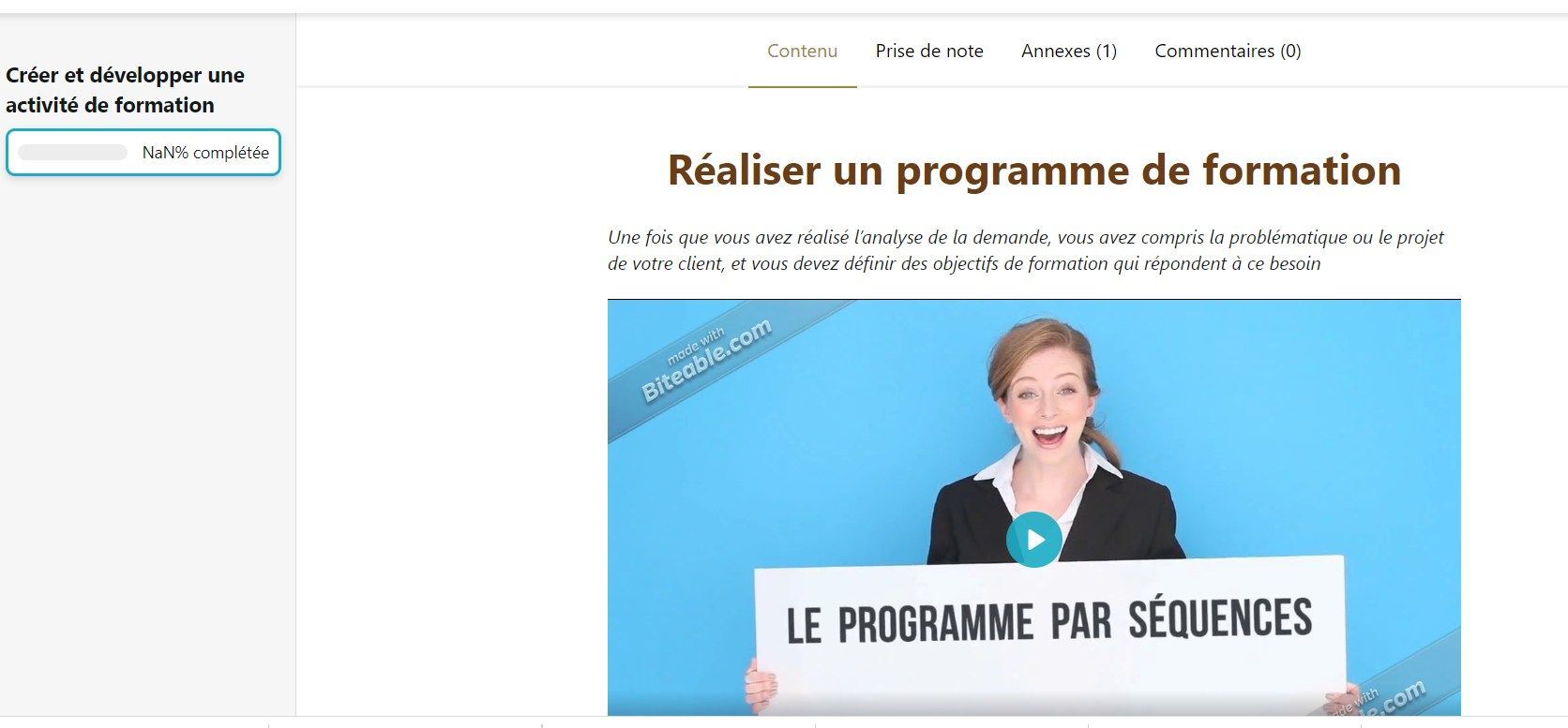 Cours vitessentiel sur teachizy