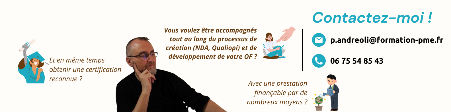 Prendre contact pour un rendez-vous rapide avec Philippe ANDREOLI