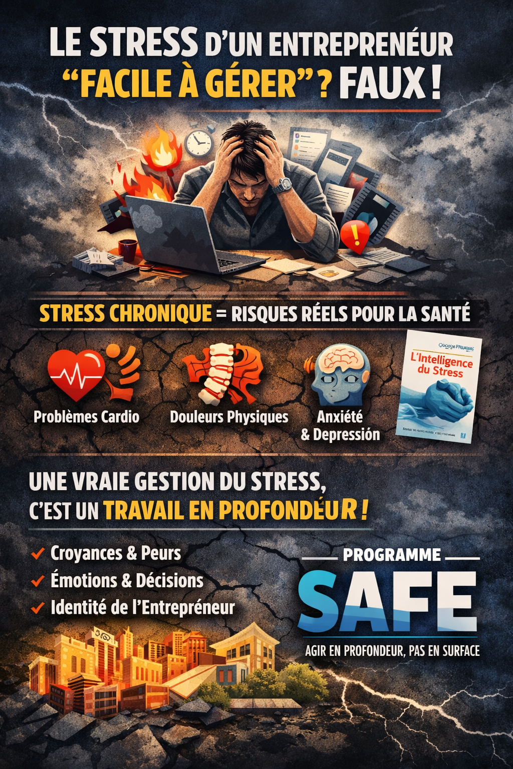 Le stress de l'entrepreneur, pas si facile à gérer