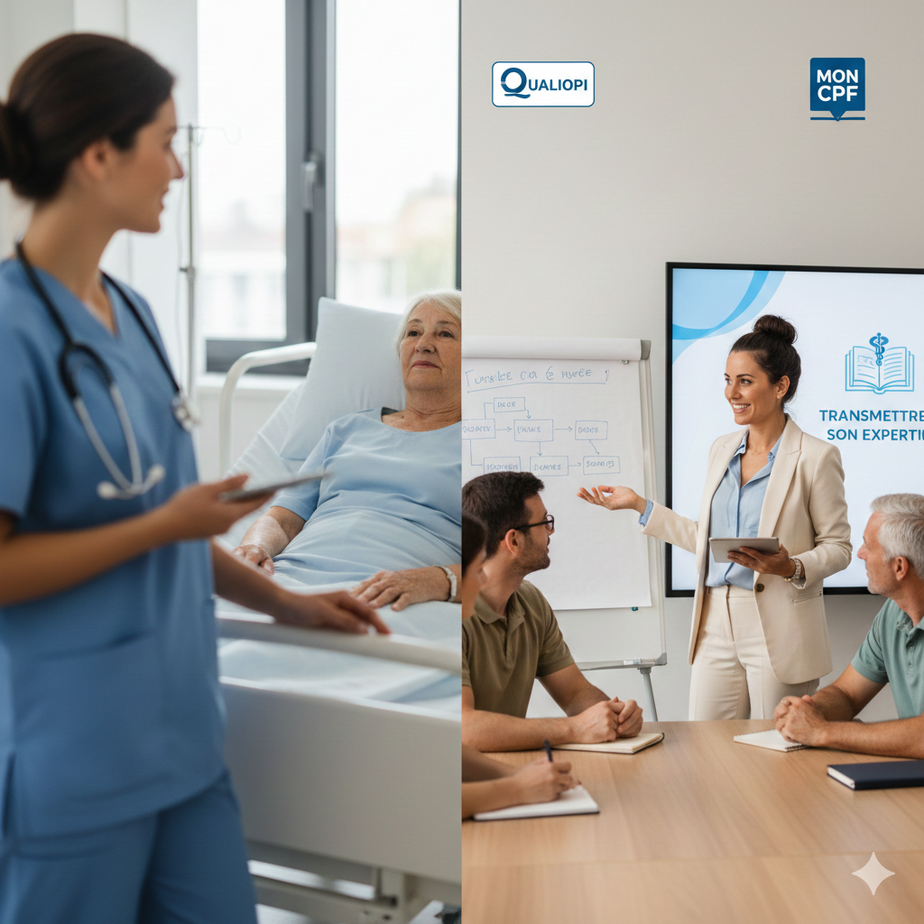 Infirmière en transition vers le métier de formatrice professionnelle