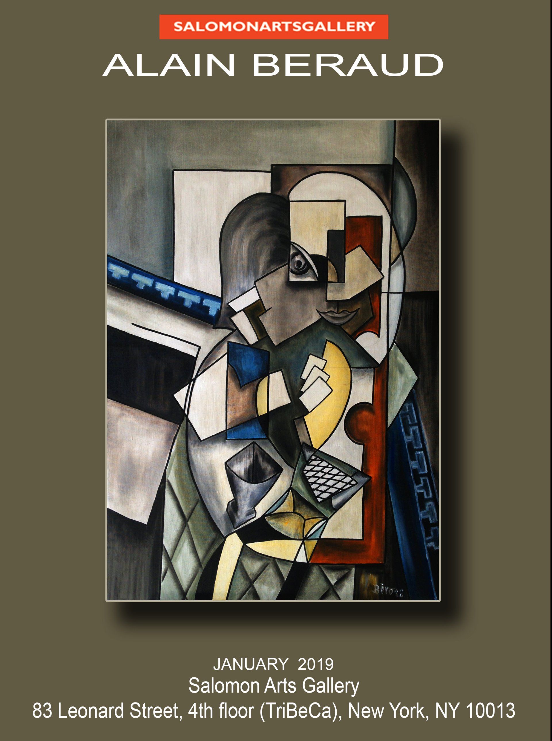 Alain beraud  NEW YORK  TRIBECASALOMON ART GALLERY Alain beraud  NEW YORK  TRIBECASALOMON ART GALLERY