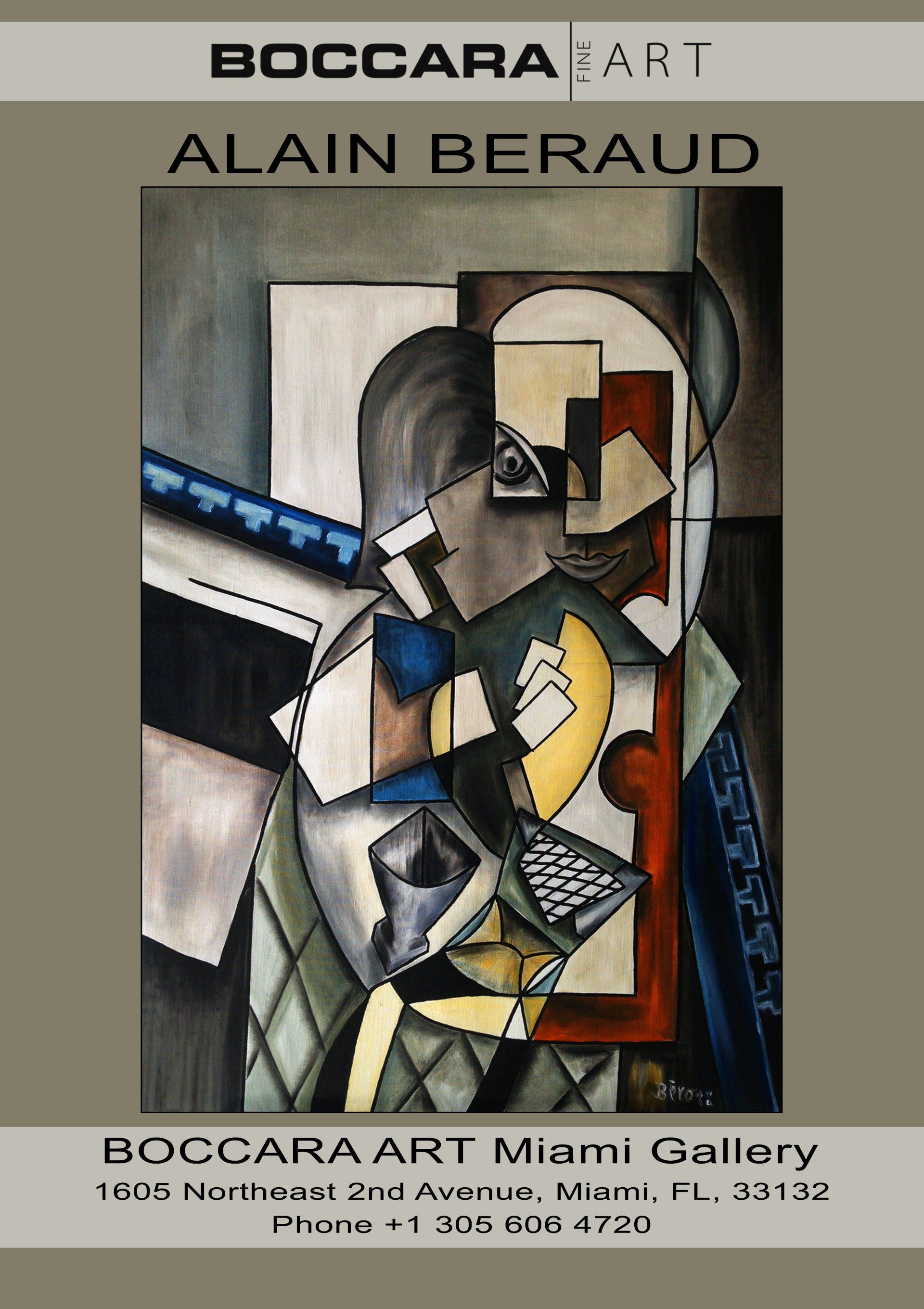 Alain beraud Peintre cubiste Miami Alain beraud cubisme