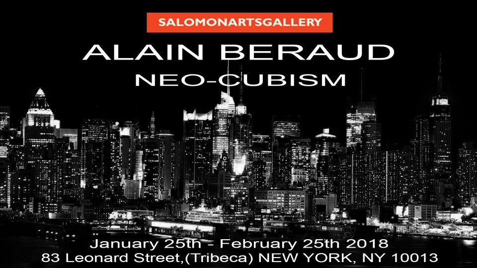 exposition alain  beraud art contemporain a Salomon art gallery tribeca à New York City