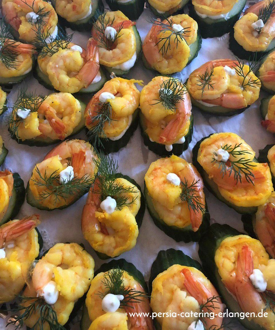 Dekorative Beilagen am Buffet - Persia Catering Erlangen