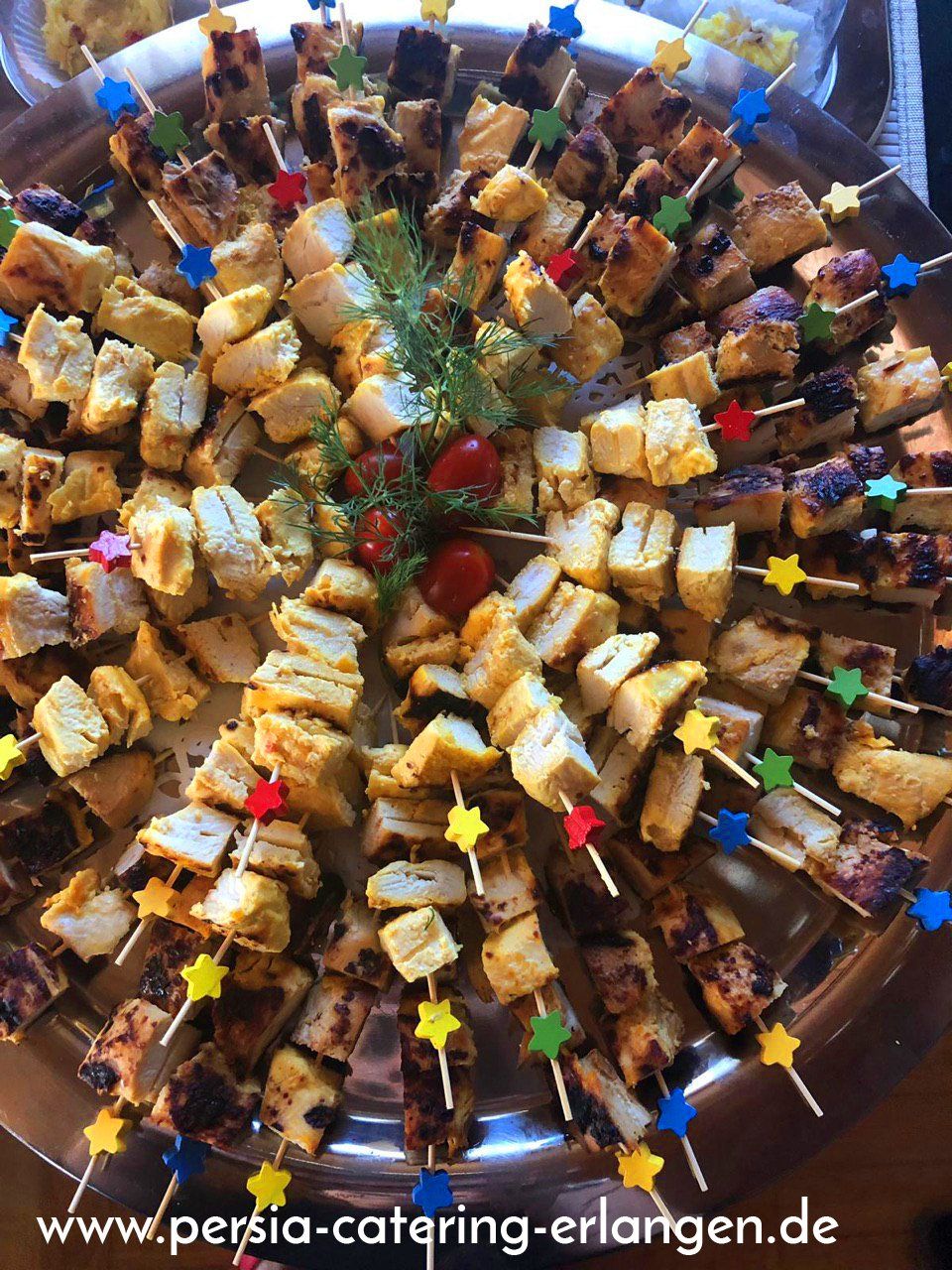 Ideen fürs Buffet: Handfester Fingerfood Snack zur Mitternacht - Persia Catering Erlangen