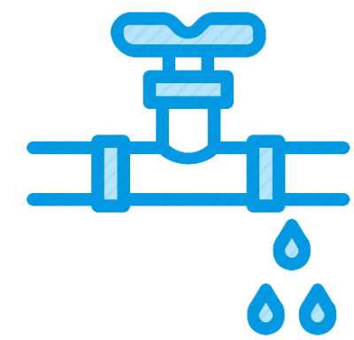 Gas Central Heating Distribution Pipework Icon