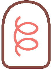 Gas Central Heating Coil Icon