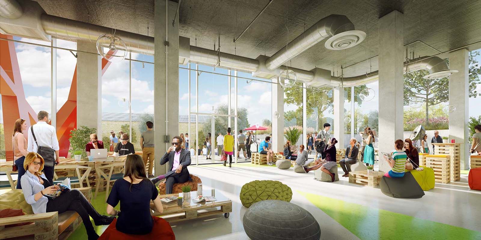 London's Old Oak, once of the world's largest co-living space