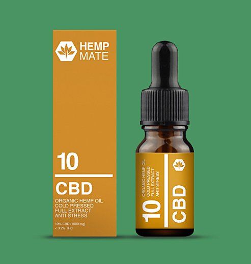 CBD-Öle (REZEPTFREI) in höchster Qualität von HempMate AG CBD-10,HempMate CBD-Öl 10%