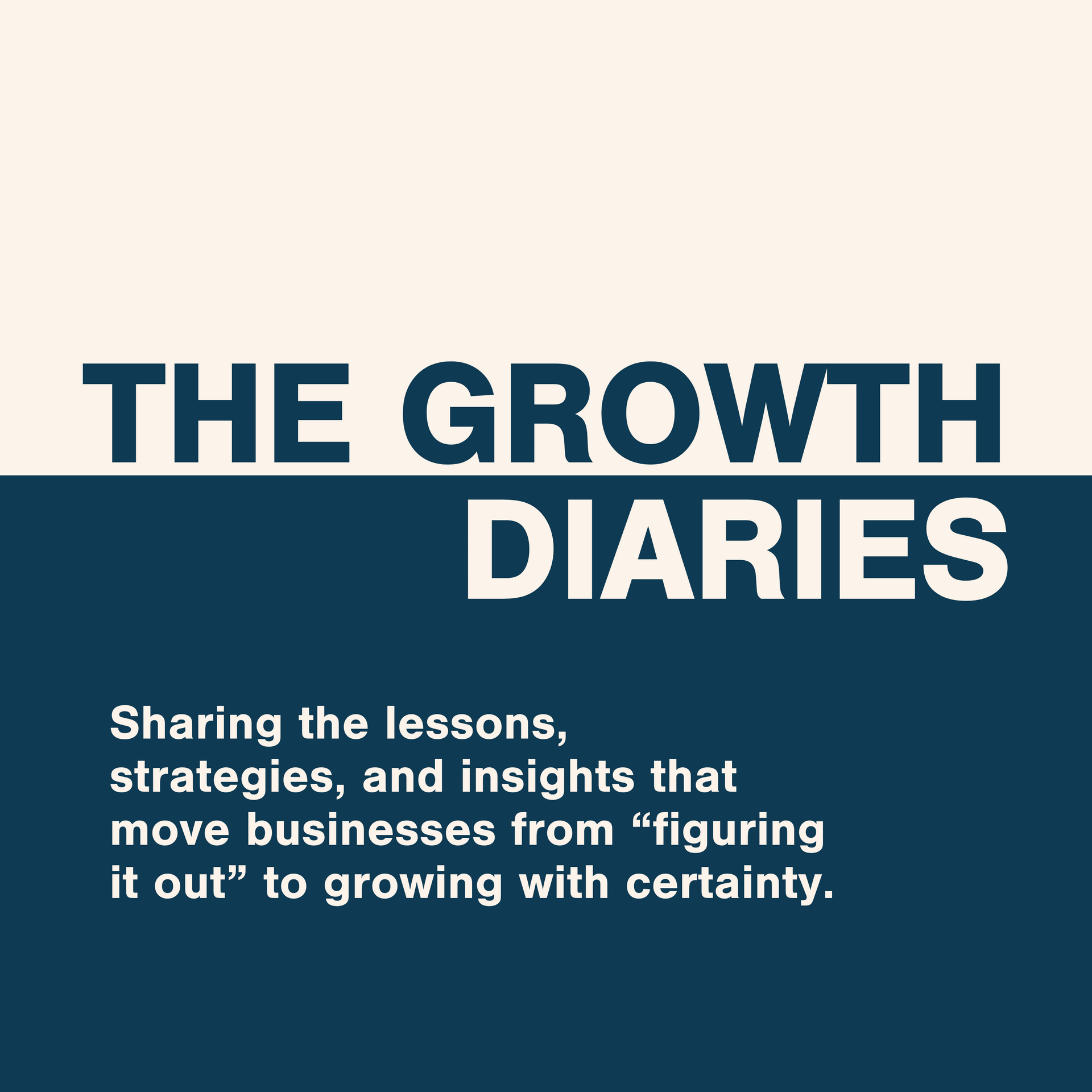 The Growth Diaries