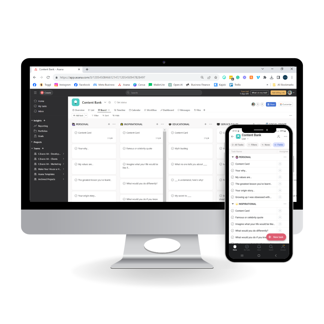 Asana Template Bundle