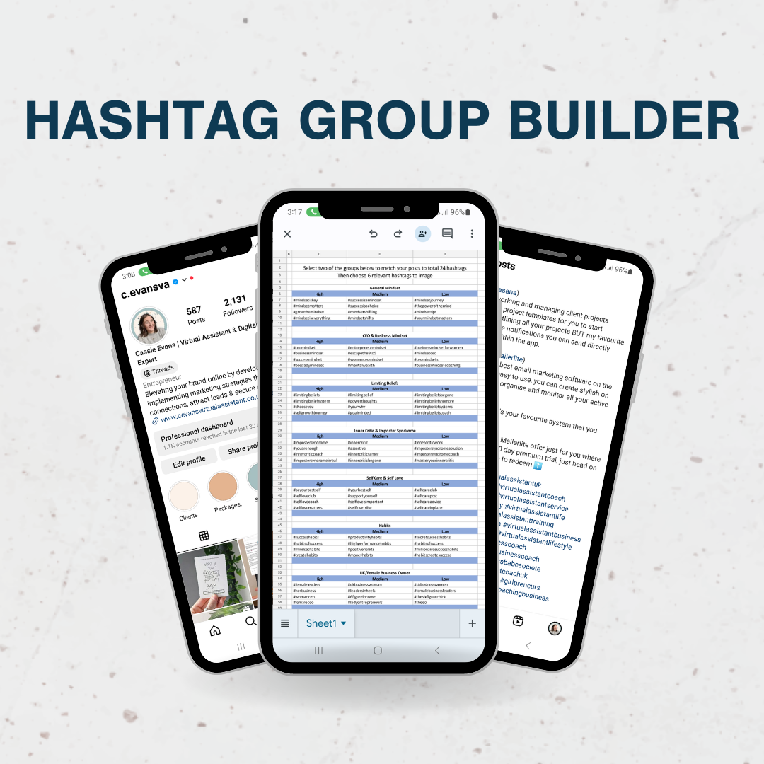 Hashtag Group Builder
