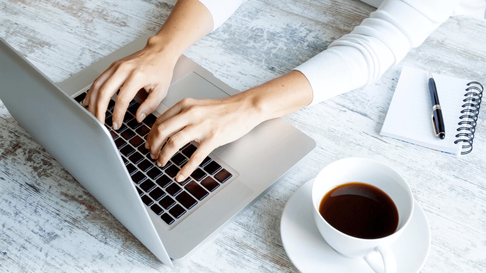 Woman Typing