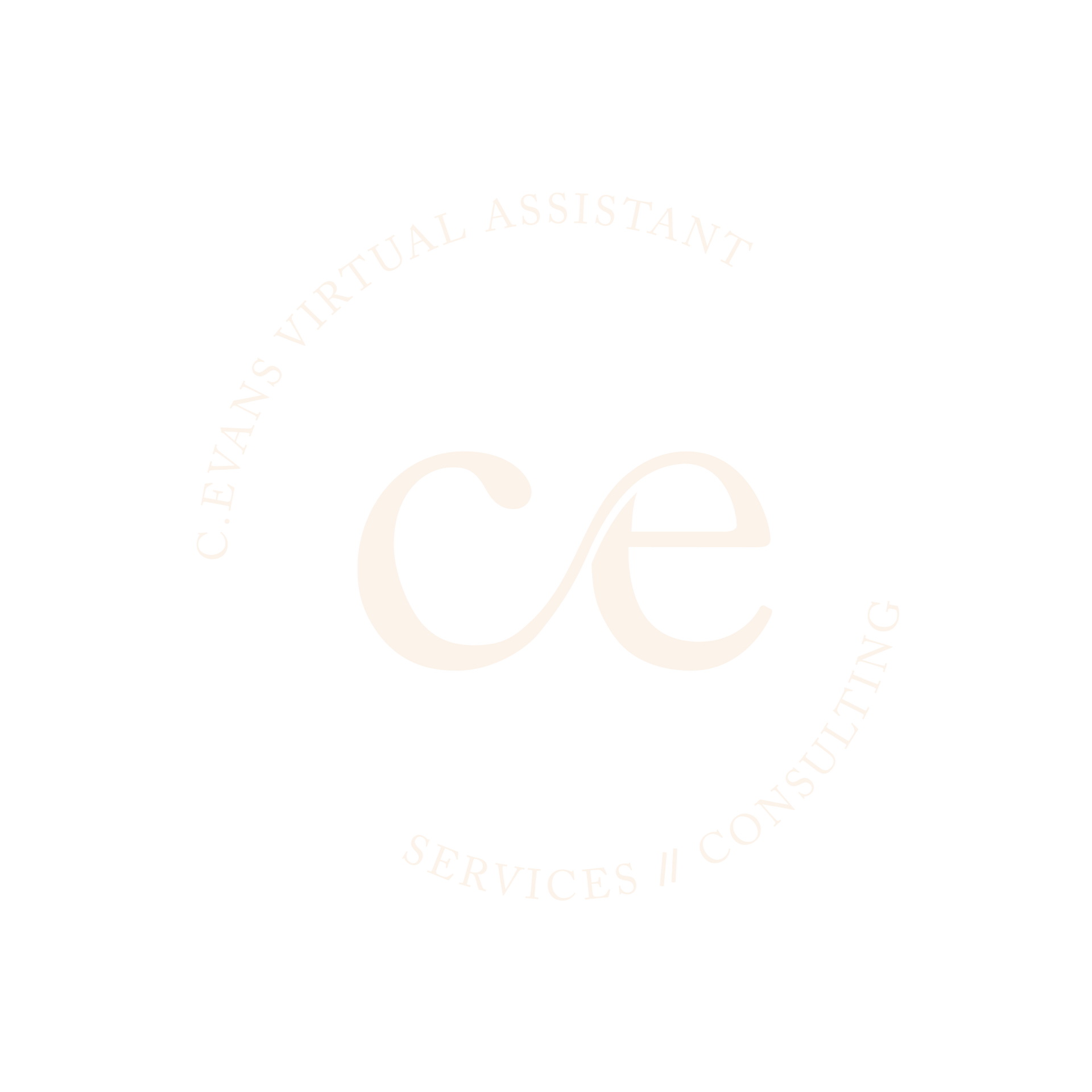 C.Evans Virtual Assistant Submark Logo
