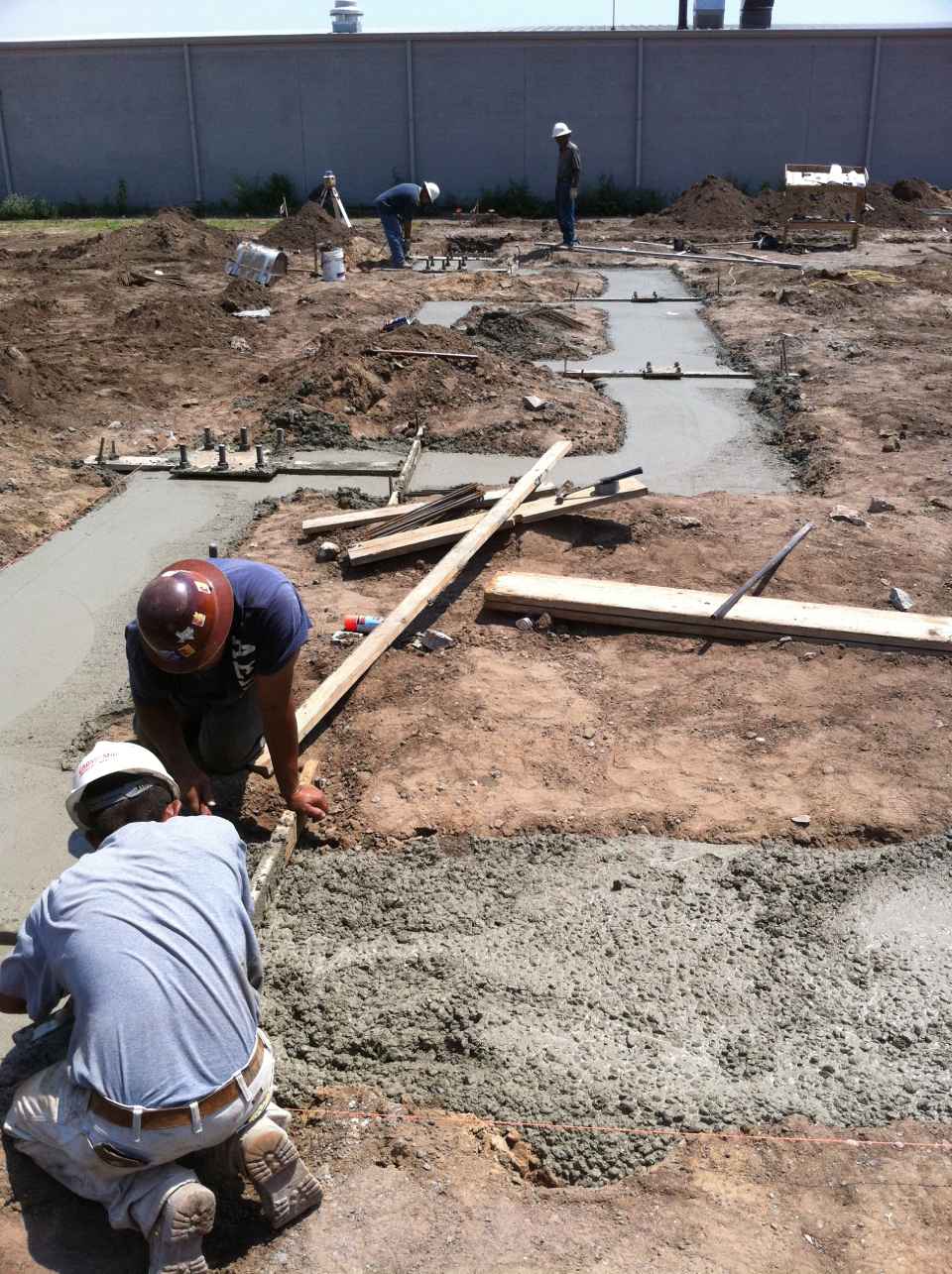 Schedule concrete work today